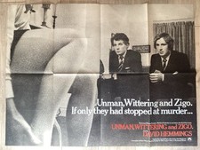  UNMAN, WITTERING AND ZIGO. QUAD POSTER,  1971,  DAVID HEMMINGS 