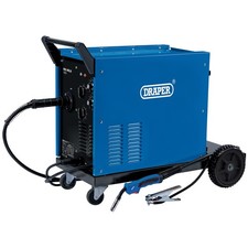 Gas and Gasless MIG Welder 180A with Euro Torch, Variable Speed and Spot Timer