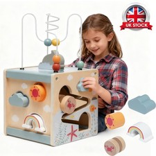 6 in 1 Wooden Activity Cube
