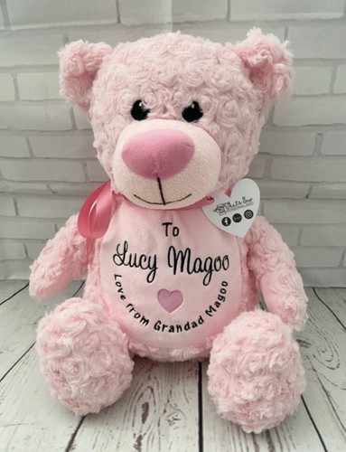 Personalised pink rose - pink, fur