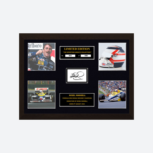 Nigel mansell signed ltd - nigel,