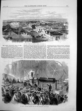 Old Print Great Induction Coil Polytechnic Instituition Irkutsksiberi1869 19th