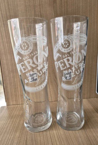 Peroni pint glasses - 2,