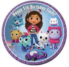 Gabby's Dollhouse Personalised Edible Cake Topper Wafer Paper 7.5"