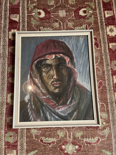 Vintage orientalist portrait - vintage,
