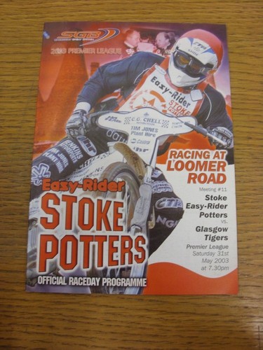 2003 speedway programme - speedway,