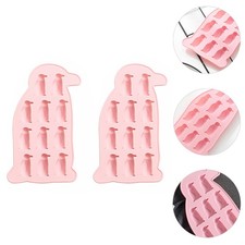  Penguin Ice Mold Molds Cute Silicone Cube Tray Small Tool Chocolate