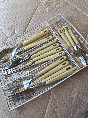 16pc stainless steel cutlery - stainless,
