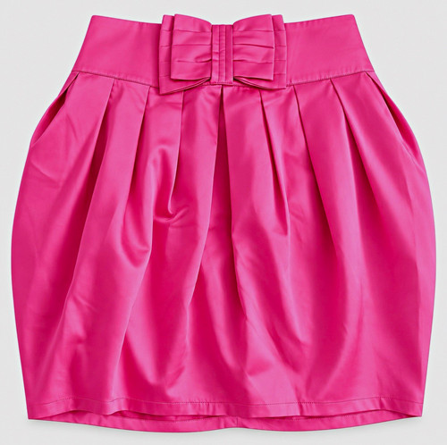 Lipsy pink satin tulip skirt - tulip,