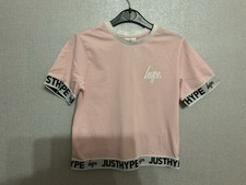 Just Hype Light Pink T-shirt Size 12