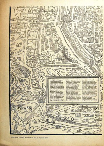Original old antique print - old,