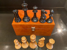 Ebony and boxwood staunton - ebony,