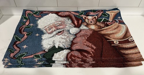 Santa claus placemats vintage - placemats,