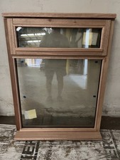 Double Glazed Windows Hardwood Vent Casement 910mm x 895mm Top Opener Window