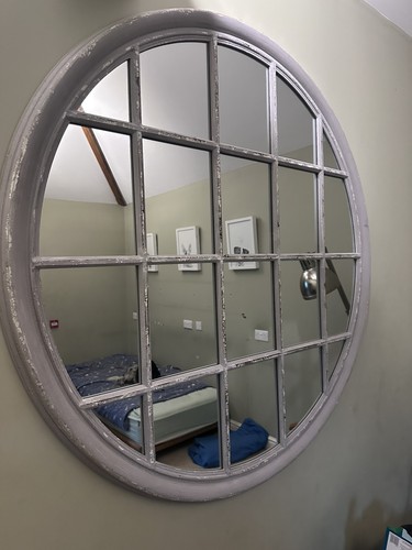 Large round rustic window - large,