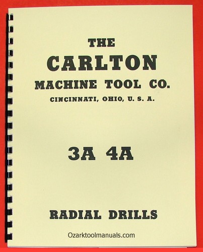 Carlton 4a radial drill - carlton,