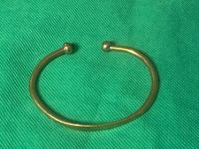 Moroccan Berber/Tuareg Solid Brass Bracelet