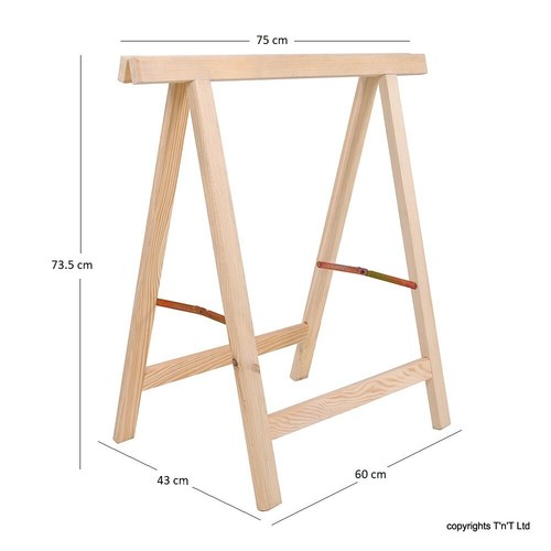 Wooden folding trestles max - folding,