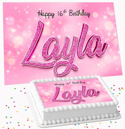 Pink sparkly birthday party - pink,