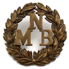 Miners Colliery Brass Band Mine Hat Cap Badge NMB National Union of Mineworkers