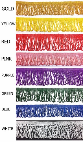 Quality fringe silk - silk, braid