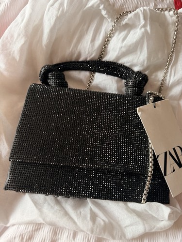 Zara mini city sparkly - sparkly, bag