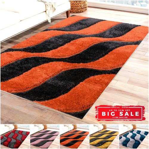 Fluffy rugs large shaggy rug - rugs,