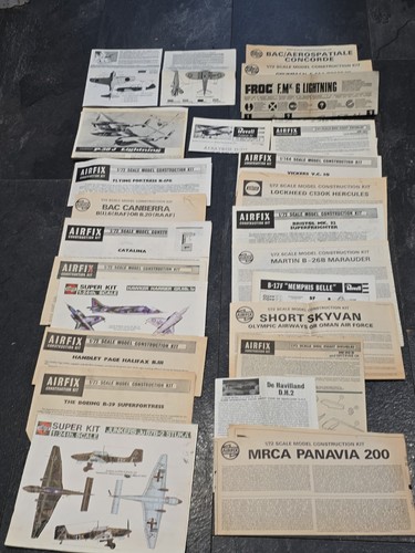 Vintage airfix model plane - vintage,