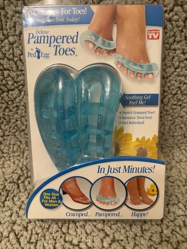 Blue deluxe pampered toes - blue,