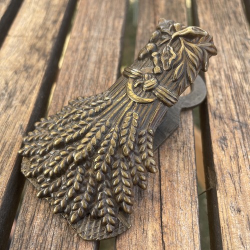 Antique victorian brass wheat - ,
