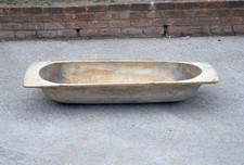 Vintage old large wooden dough bowl / trough / planter  - FREE DELIVERY