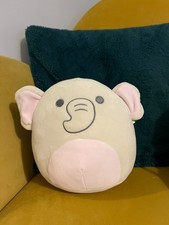 Grey Elephant Squishmallow Toy,  19cm, never played with, excellent condition.