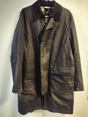 Barbour burghley coat olive - barbour, sl