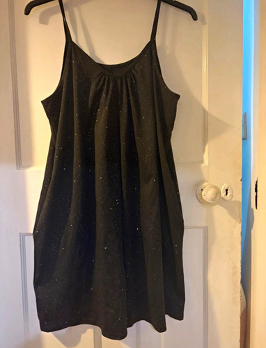Black glitter strappy playsuit - glitter,