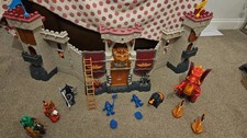 Imaginext Fisher Price medieval castle with extra knights and a dragon