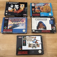 4 x SNES Games bundle & 1 x N64 game*Untested*