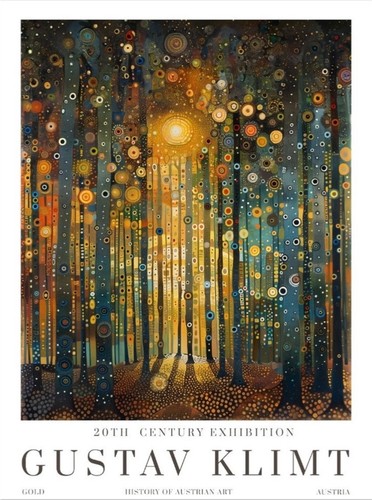 Large size gustav klimt print - gustav,