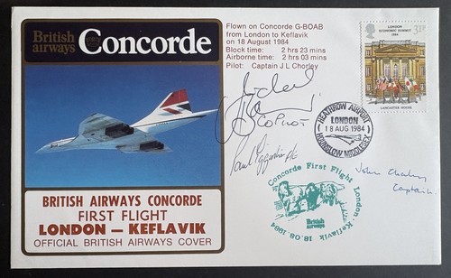 Signed concorde first flight - first,