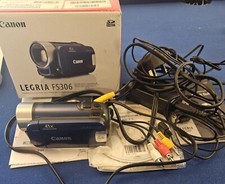 Canon Legria FS306 Digital Camcorder Cameras Boxed with accessories, A Grade