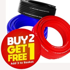 Silicone Reinforced Heater Hose 2 Ply - High Temp Coolant Pipe - Multiple Sizes