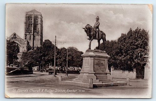 Postcard exeter st davids - st,