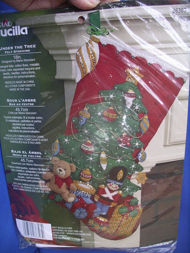 Bucilla felt stocking kit - felt,