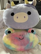 Squishmallow Stackable Plush Bundle Frog And Cow