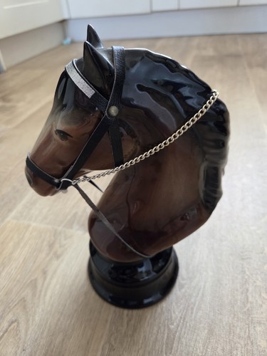 Ceramic horse head ornament - horse,