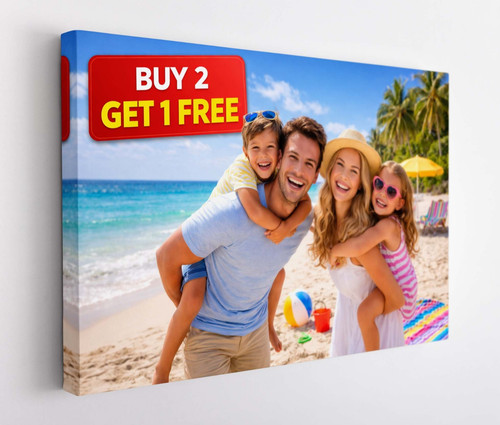Custom photo canvas print - custom, to