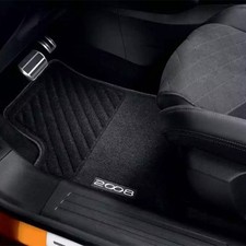 Genuine Peugeot 2008 P24E Front Rear Tailored Carpet Floor Mats Set 1691352980