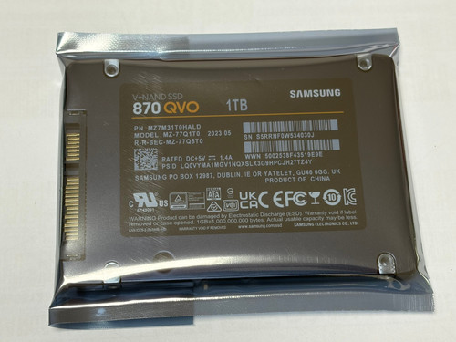 Samsung 870 qvo 1tb - qvo, 2.5”