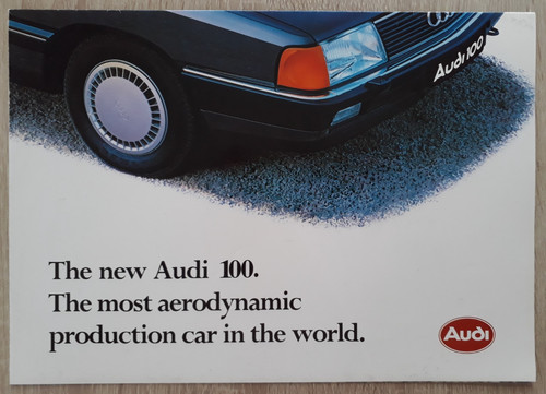 Audi 100 saloon brochure - audi,