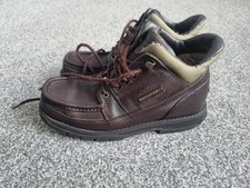 Rockport Umbwe XCS Hydro Shield Leather Walking Boots Brown, UK Size 6 Vgc