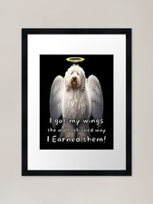 Angel dogs - Komondor Framed